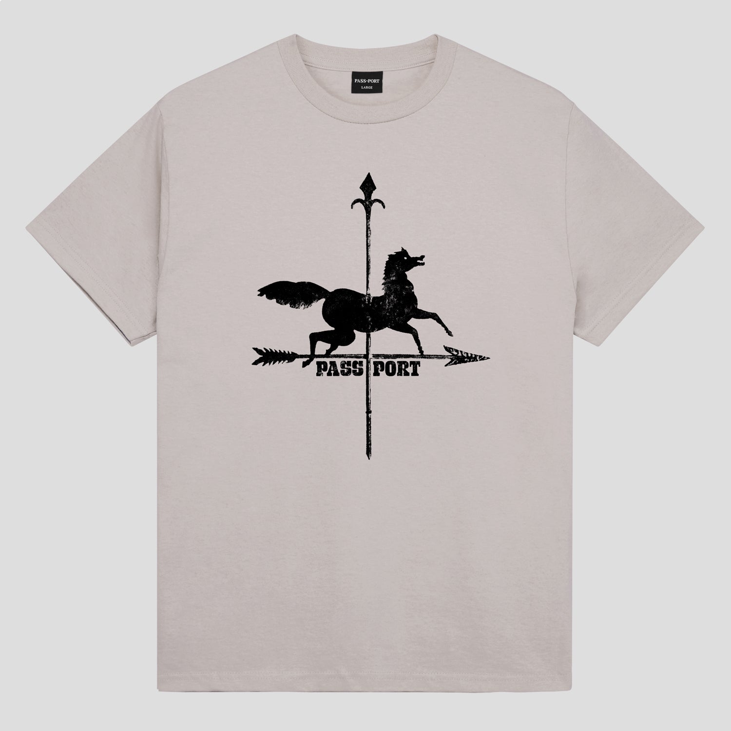 Pass~Port Weathervane Tee - Stone