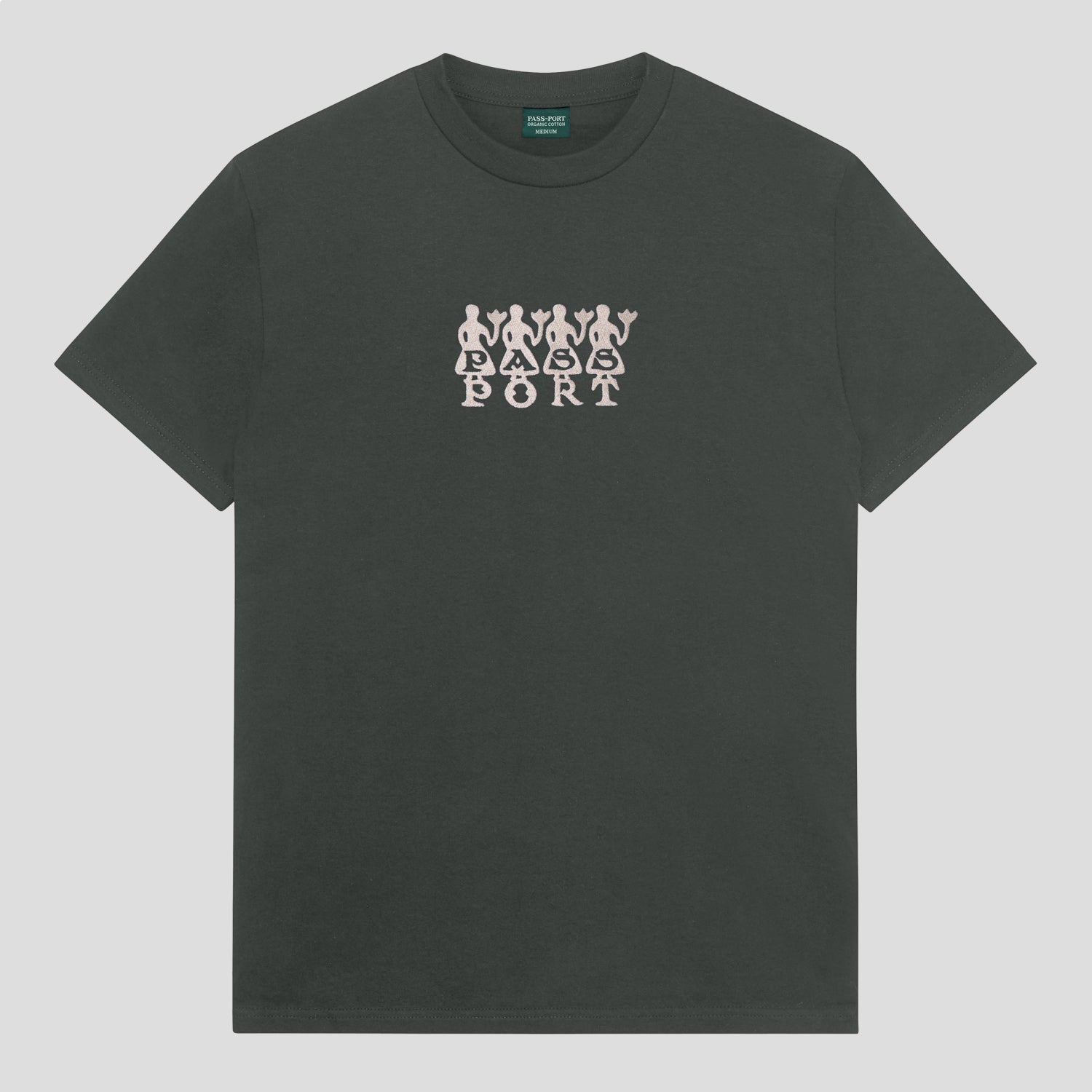 Pass~Port 4 Flowers Organic Cotton Tee - Vintage Black