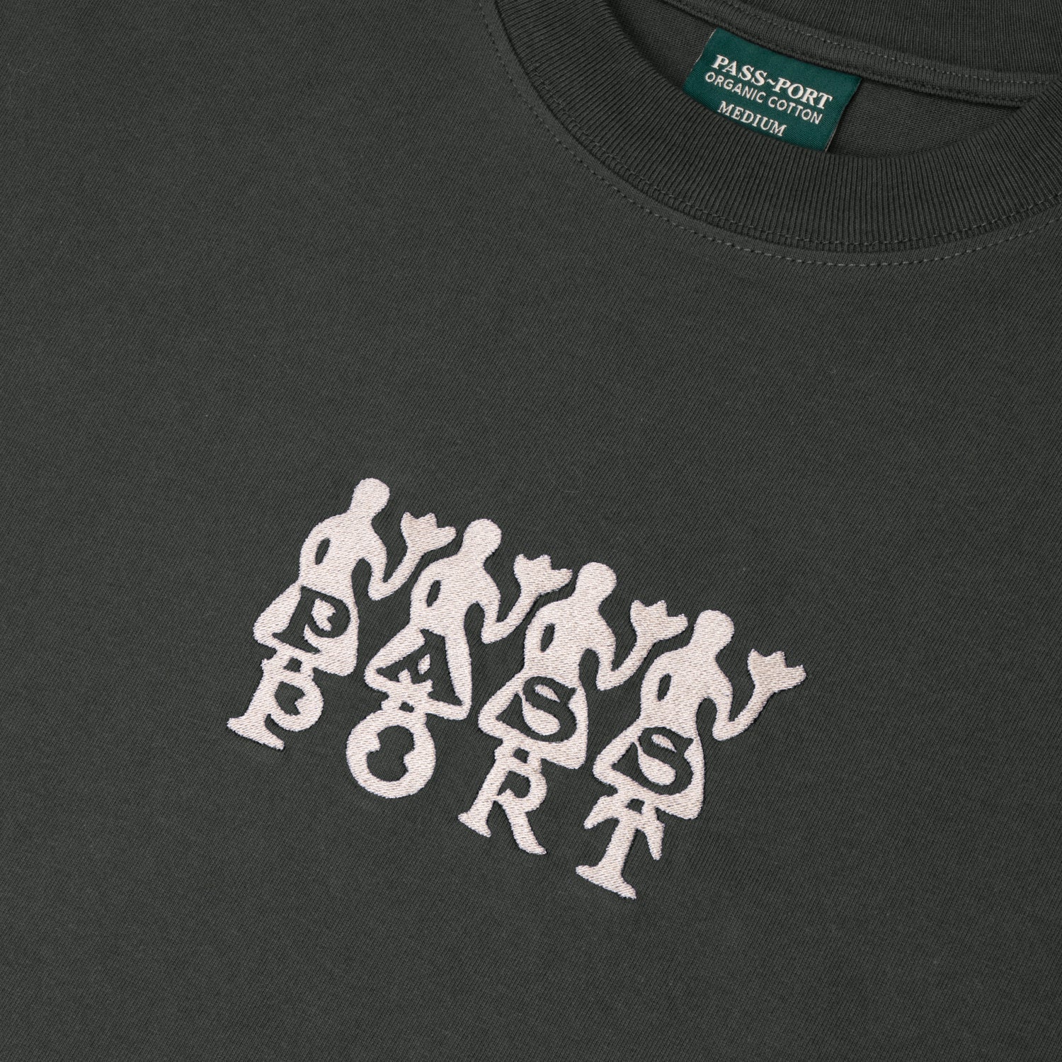 Pass~Port 4 Flowers Organic Cotton Tee - Vintage Black