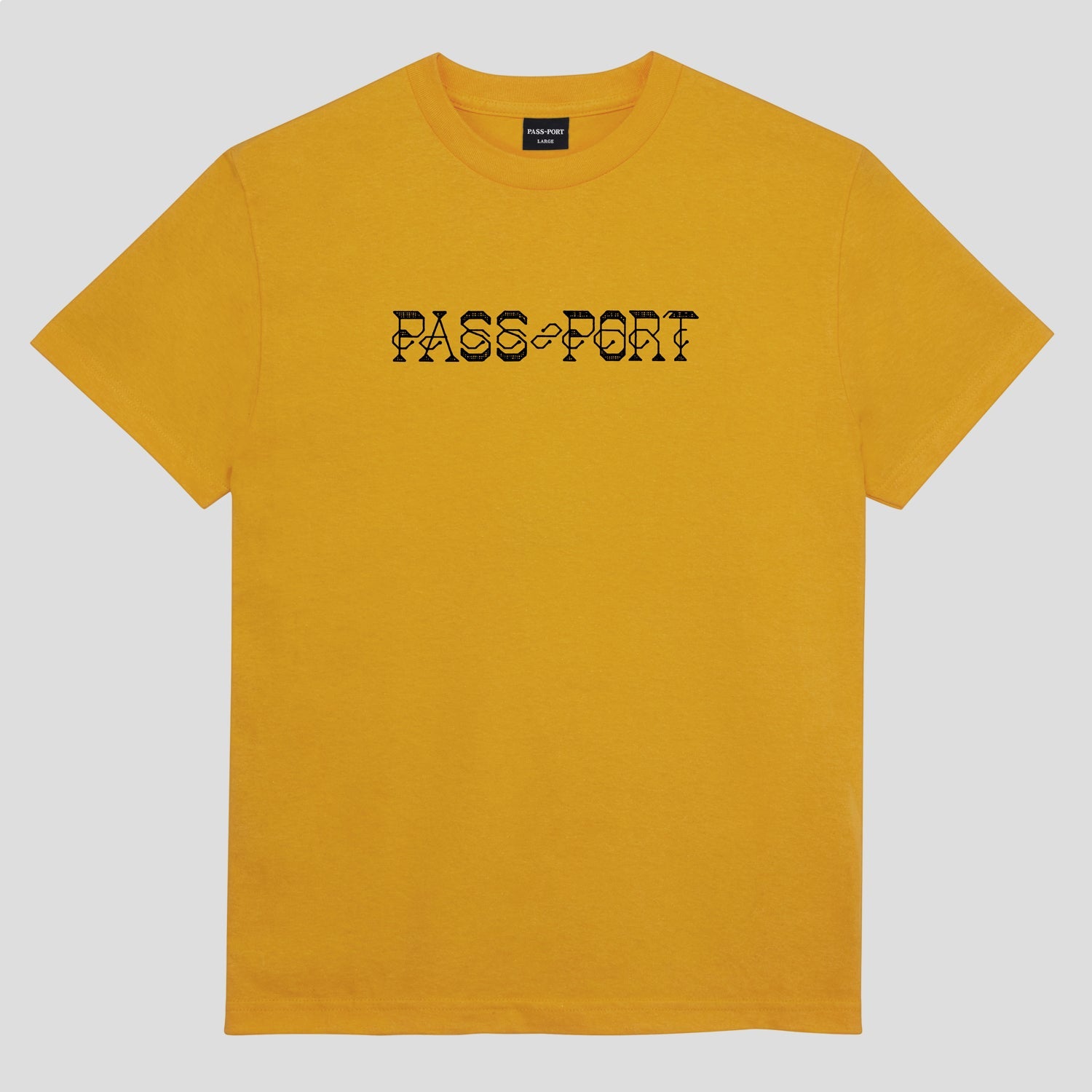 Pass~Port Needlework Tee - Gold