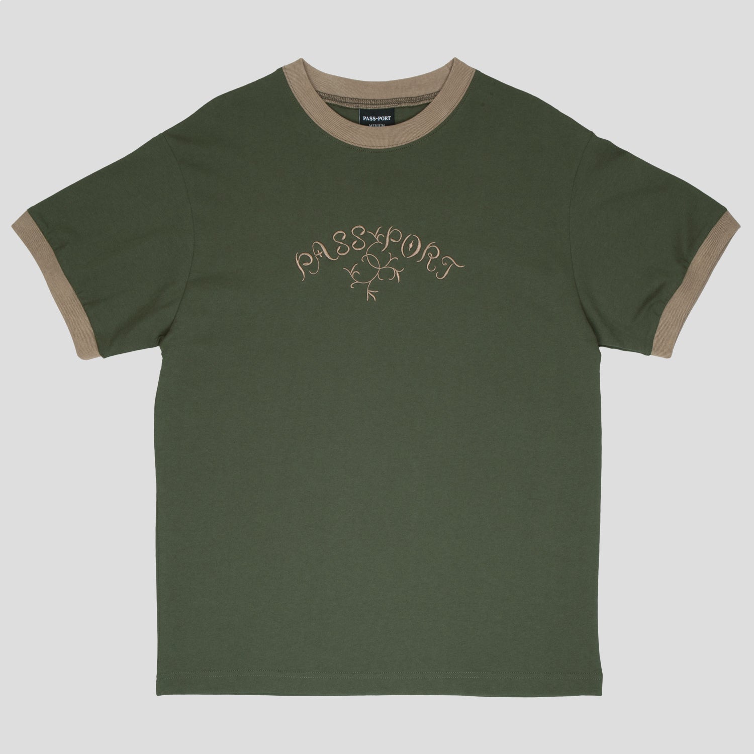 Pass~Port Arthur Ringer Tee - Olive
