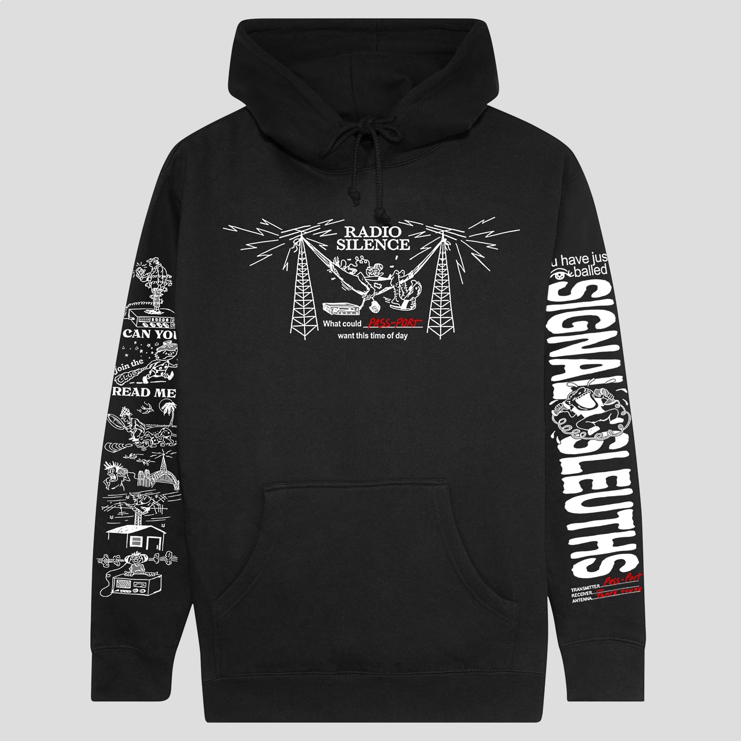 Pass~Port Radio Silence Hoodie - Black