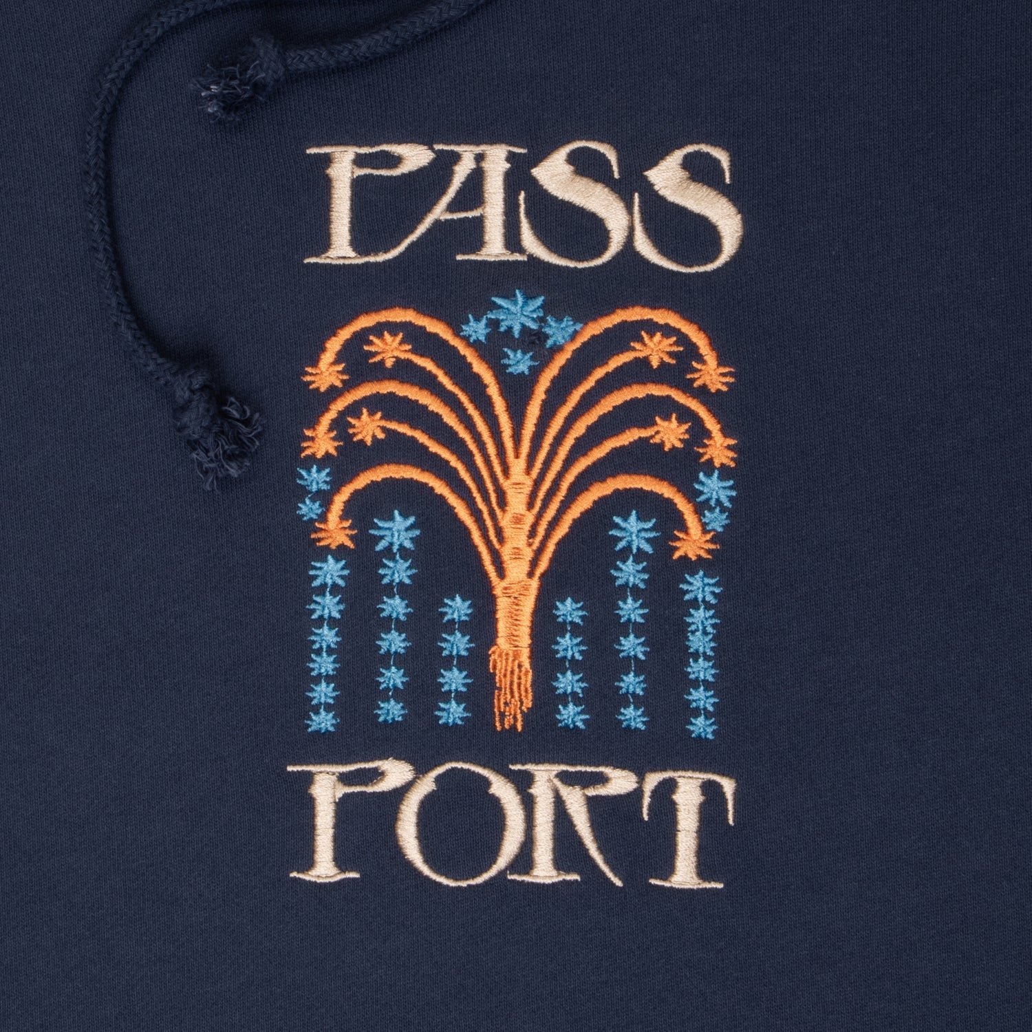 Pass~Port Roman Candle Hoodie - Navy