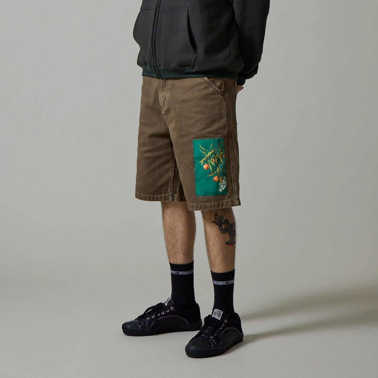 Pass~Port Quandong Workers Club Jean Short - Washed Brown