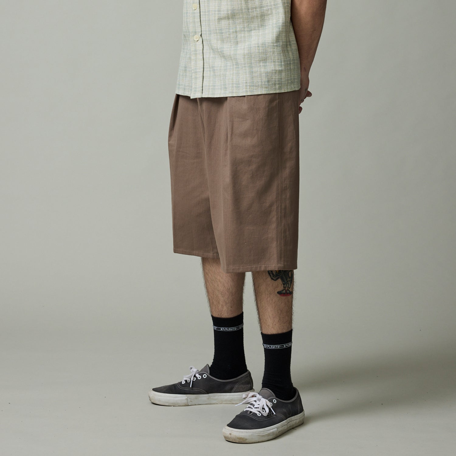 Pass~Port Herringbone Leagues Club Short - Light Brown
