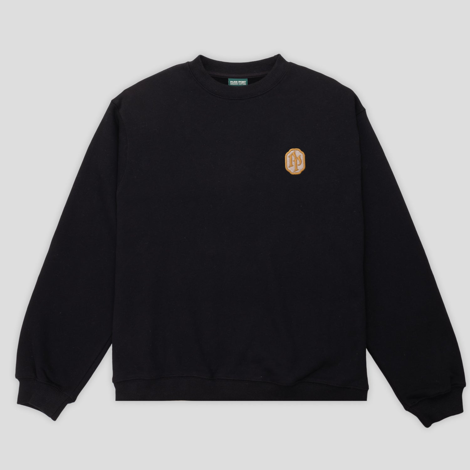 Pass~Port Emblematic Organic Fleece Sweater - Black
