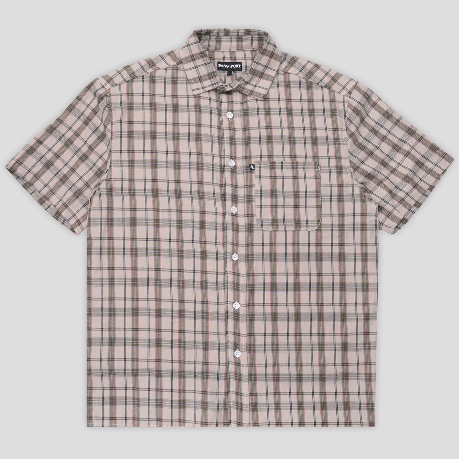 Pass~Port Workers Check Short Sleeve Shirt - Sand – Pass~Port USA