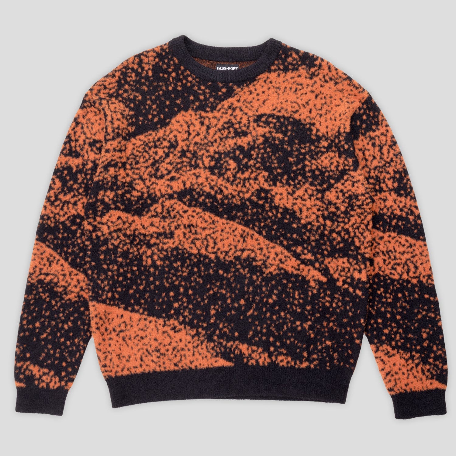 Pass~Port Cave~in Mohair Sweater - Black / Bronze