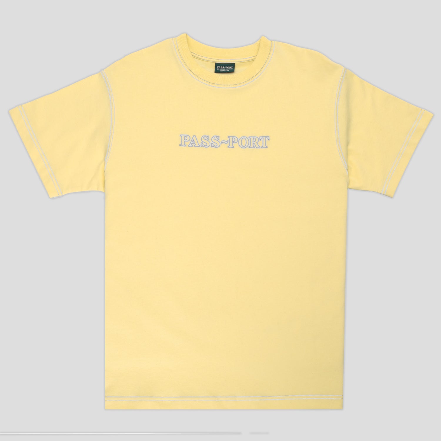 Pass~Port Official Organic Cotton Tee - Butter Yellow