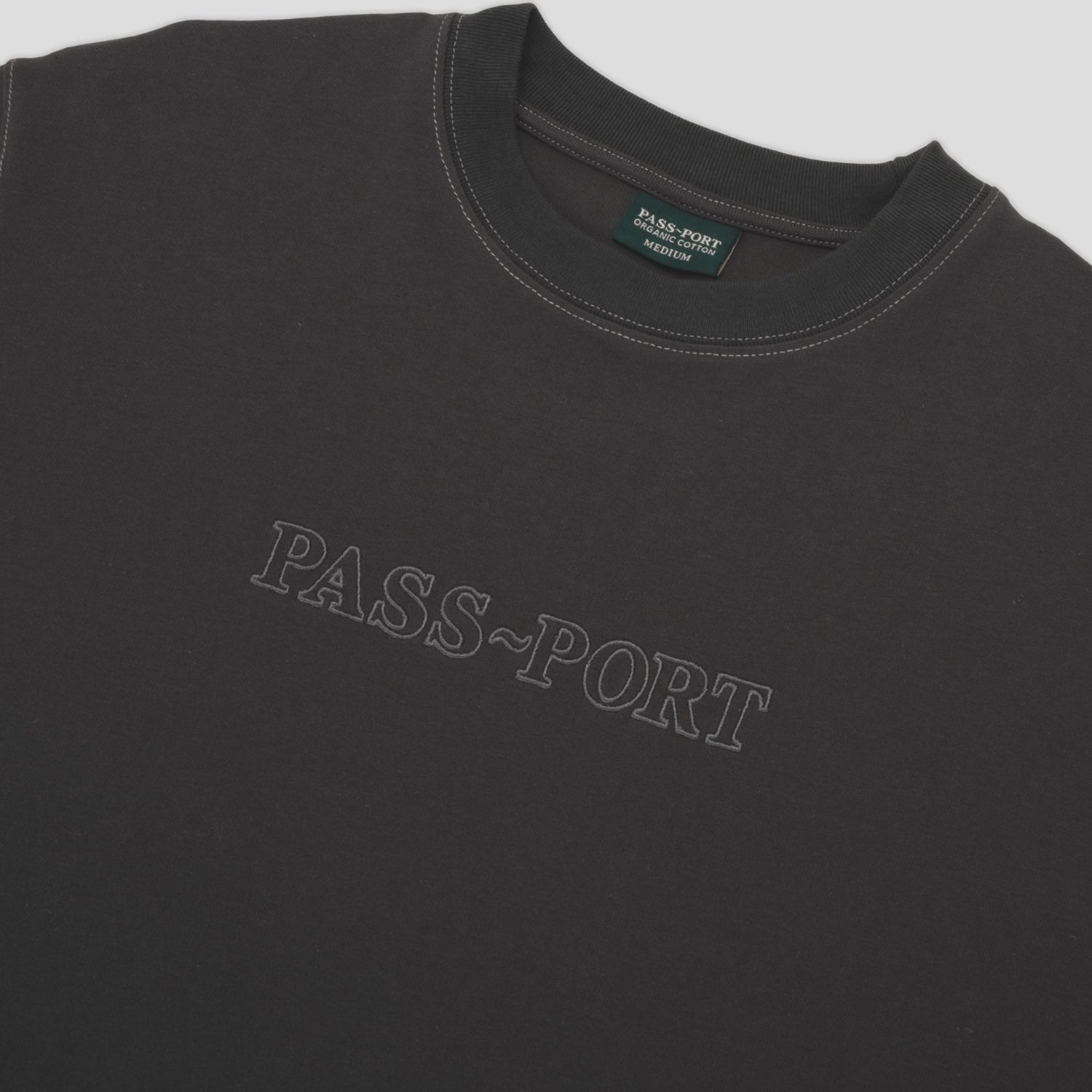 Pass~Port Official Organic Cotton Tee - Vintage Black