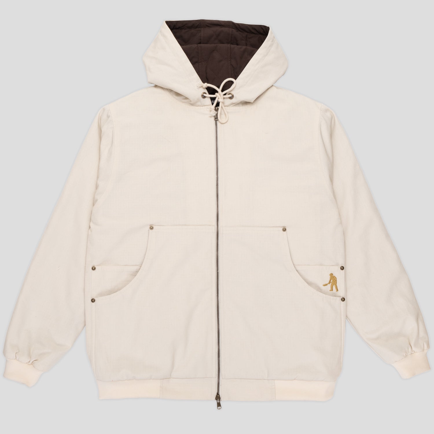 Pass~Port Diggers Club Ripstop Zip Hood - Bone