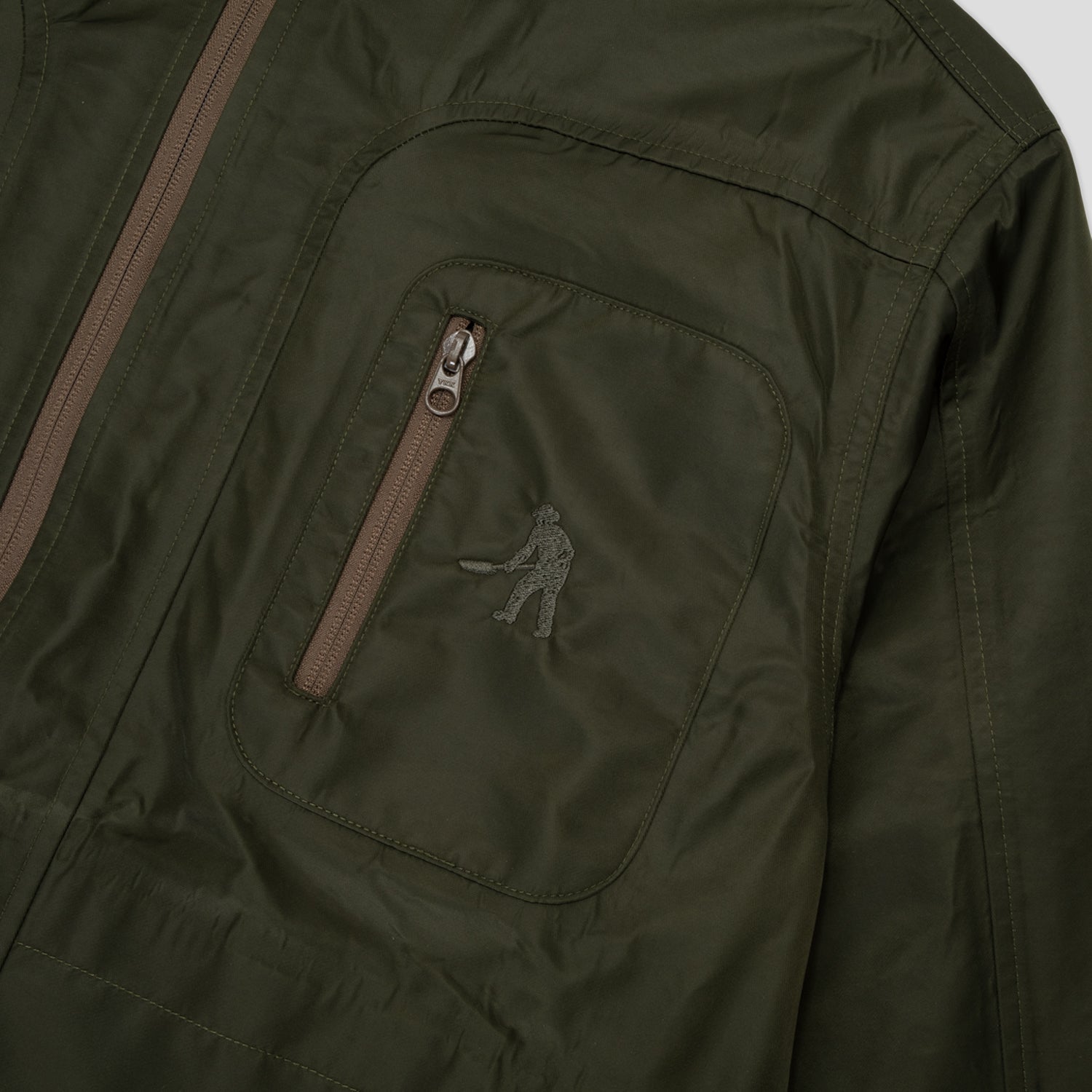 Pass~Port Workers Rain Jacket - Dark Olive
