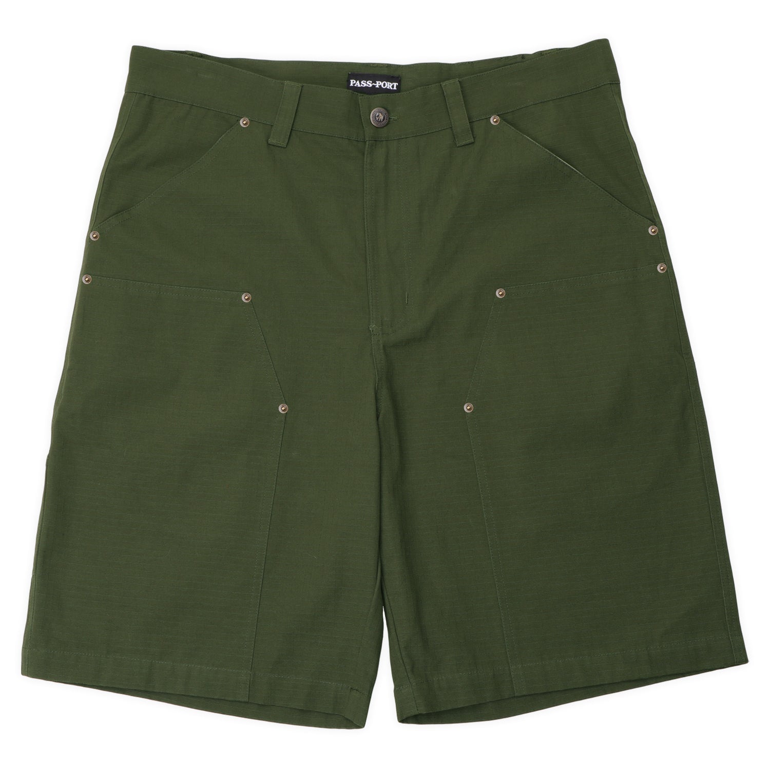 Pass~Port Ripstop Double Knee Diggers Club Short - Dark Military 