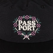 Pass~Port Wattle RPET Workers Cap - Black / Off White