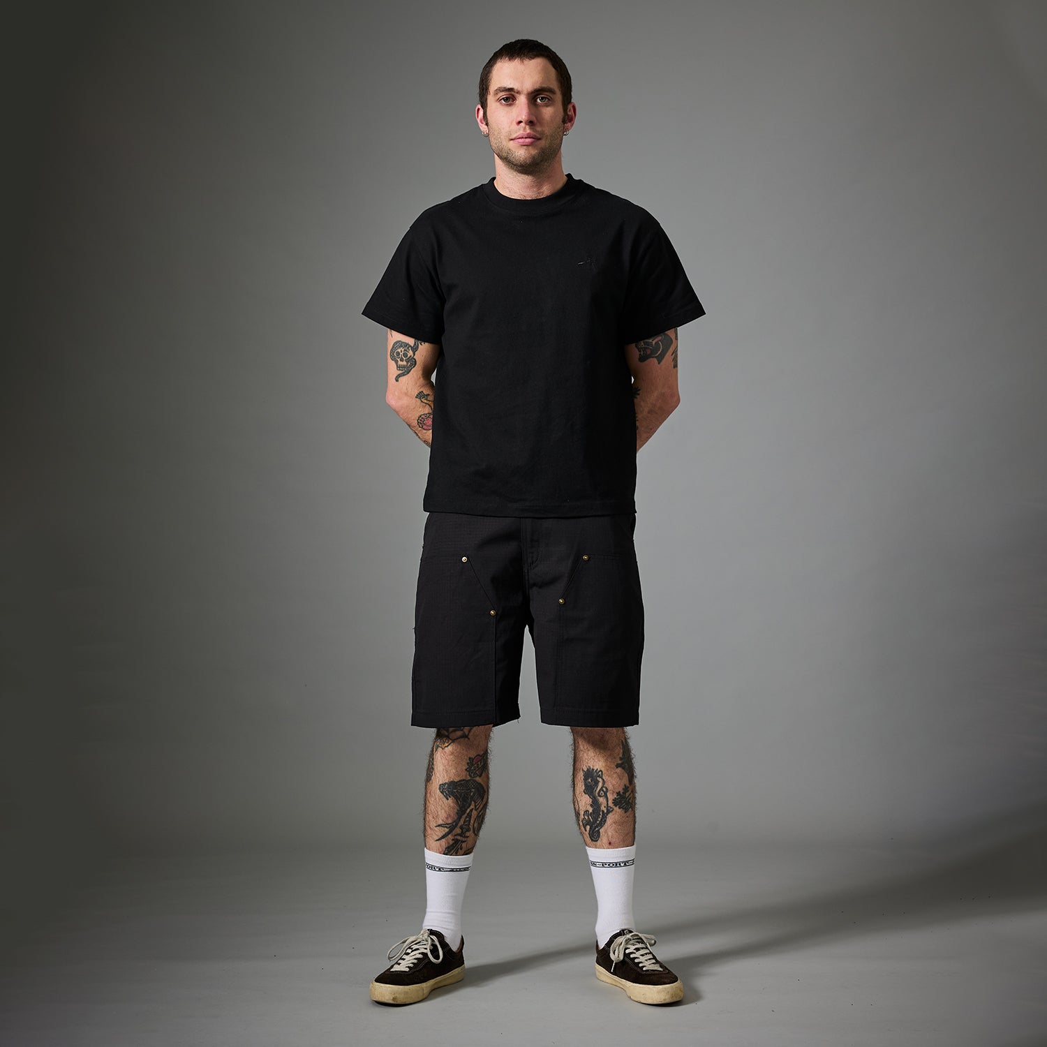Pass~Port Ripstop Double Knee Diggers Club Short - Black