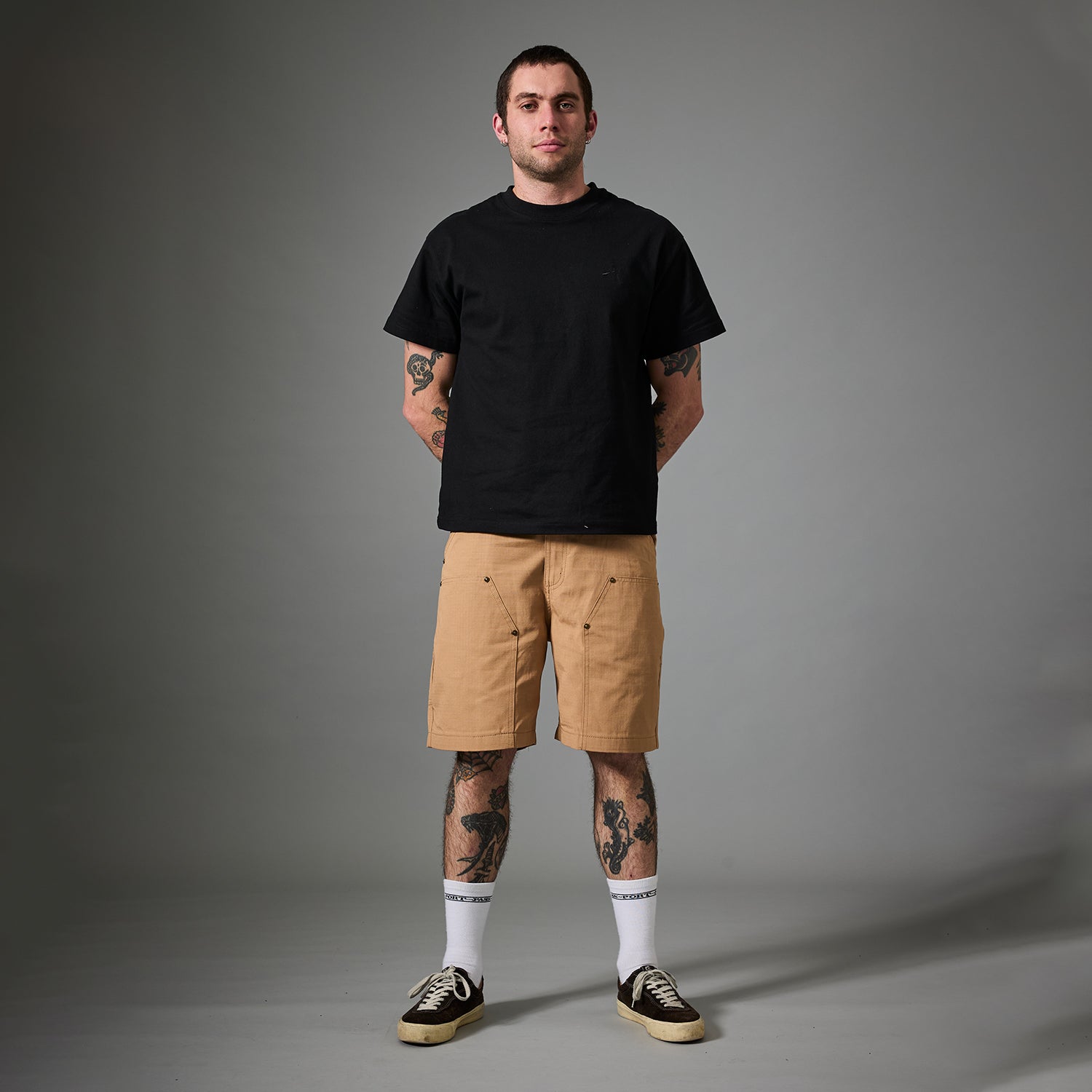 Pass~Port Ripstop Double Knee Diggers Club Short - Camel