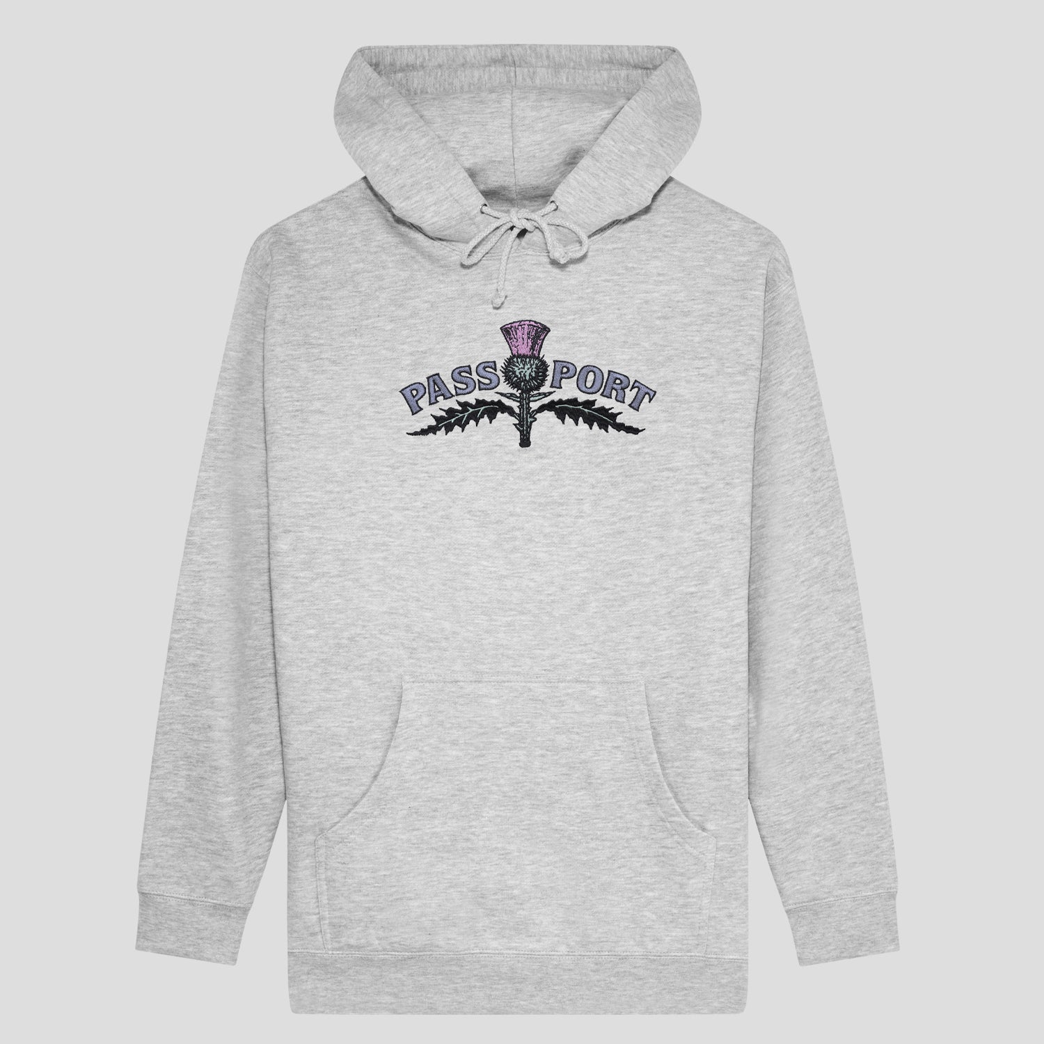 Grey hot sale embroidered hoodie