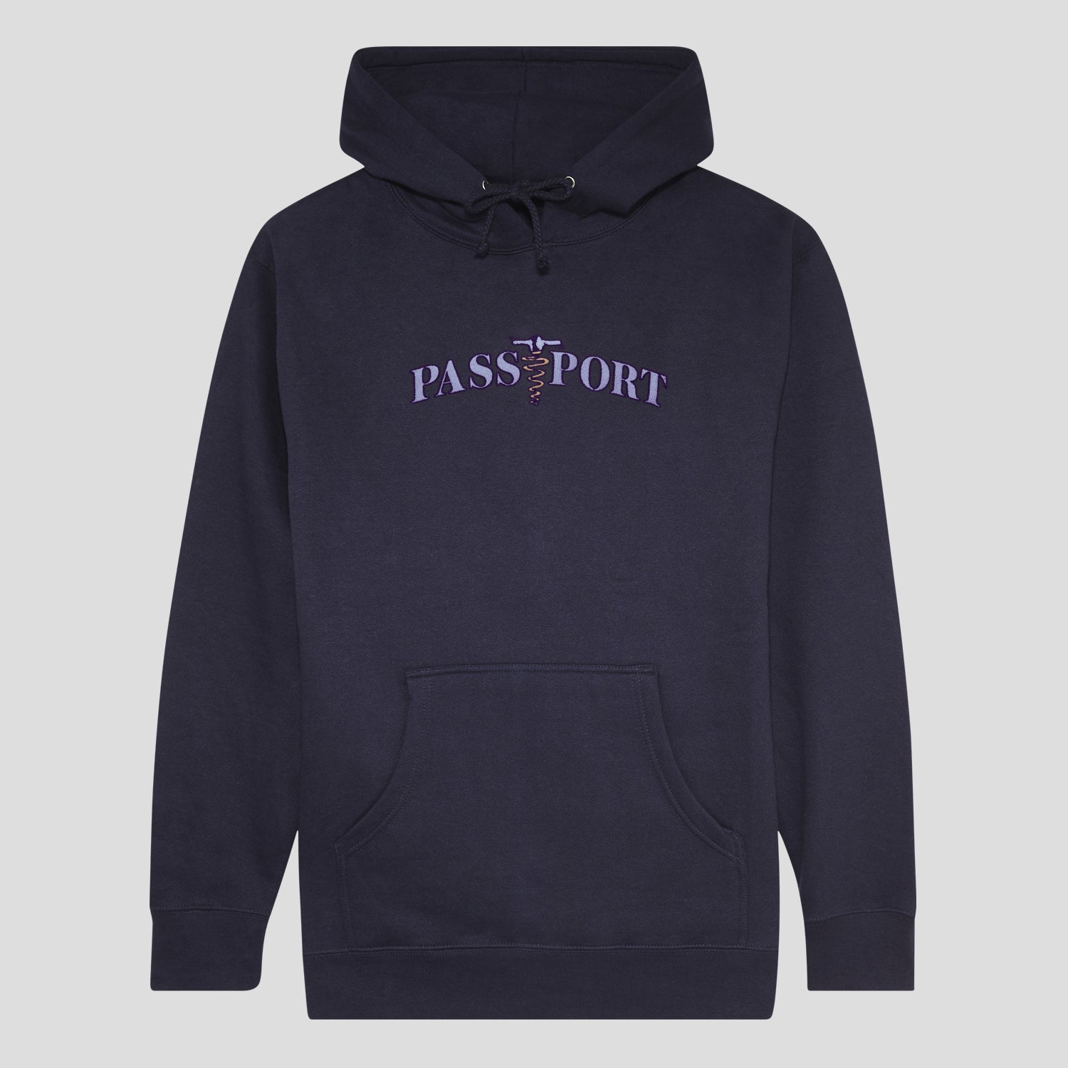 Pass~Port Corkscrew Embroidery Hoodie - Navy – Pass~Port USA