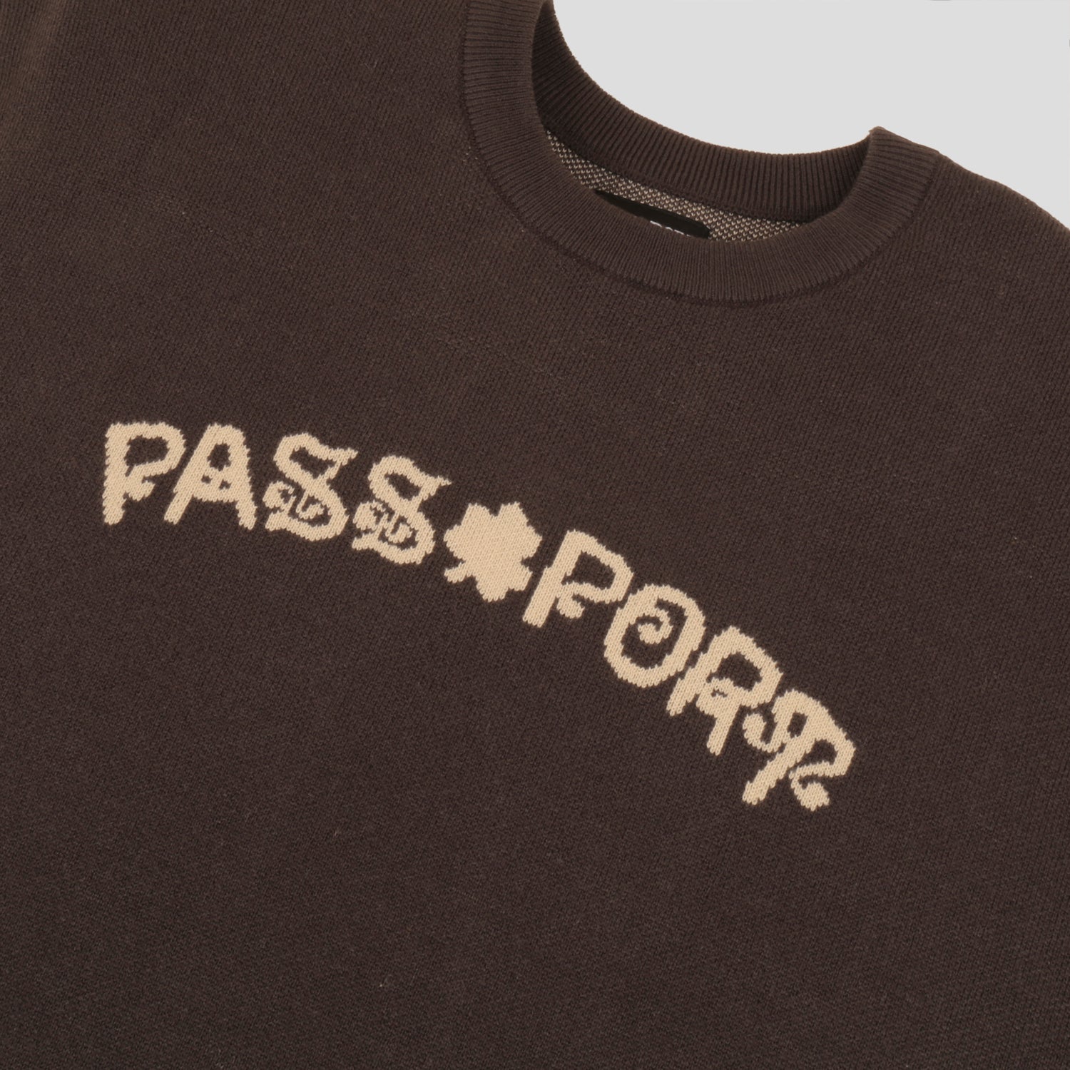 PASSPORT SHAM KNITTED SWEATER pass〜portTIMESCAN - ニット/セーター