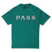 Pass~Port Letterhead Panel Tee - Bottle Green