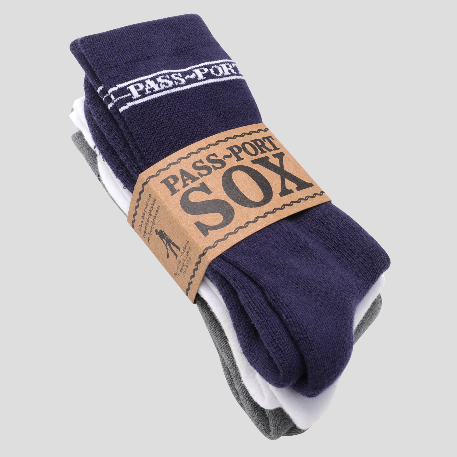 【FTC】PASS~PORT - Hi Sox ソックス 3-Pack Pass~Port - Hi Sox 3-pack (white) – Branded Skate Shop