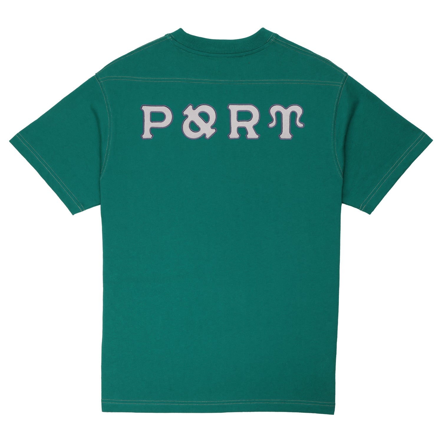 Pass~Port Letterhead Panel Tee - Bottle Green