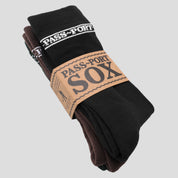 Pass~Port Hi Sox 3-Pack - Black / Choc / Forest