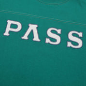 Pass~Port Letterhead Panel Tee - Bottle Green