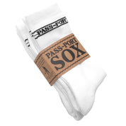 Pass~Port Hi Sox 3-Pack - White