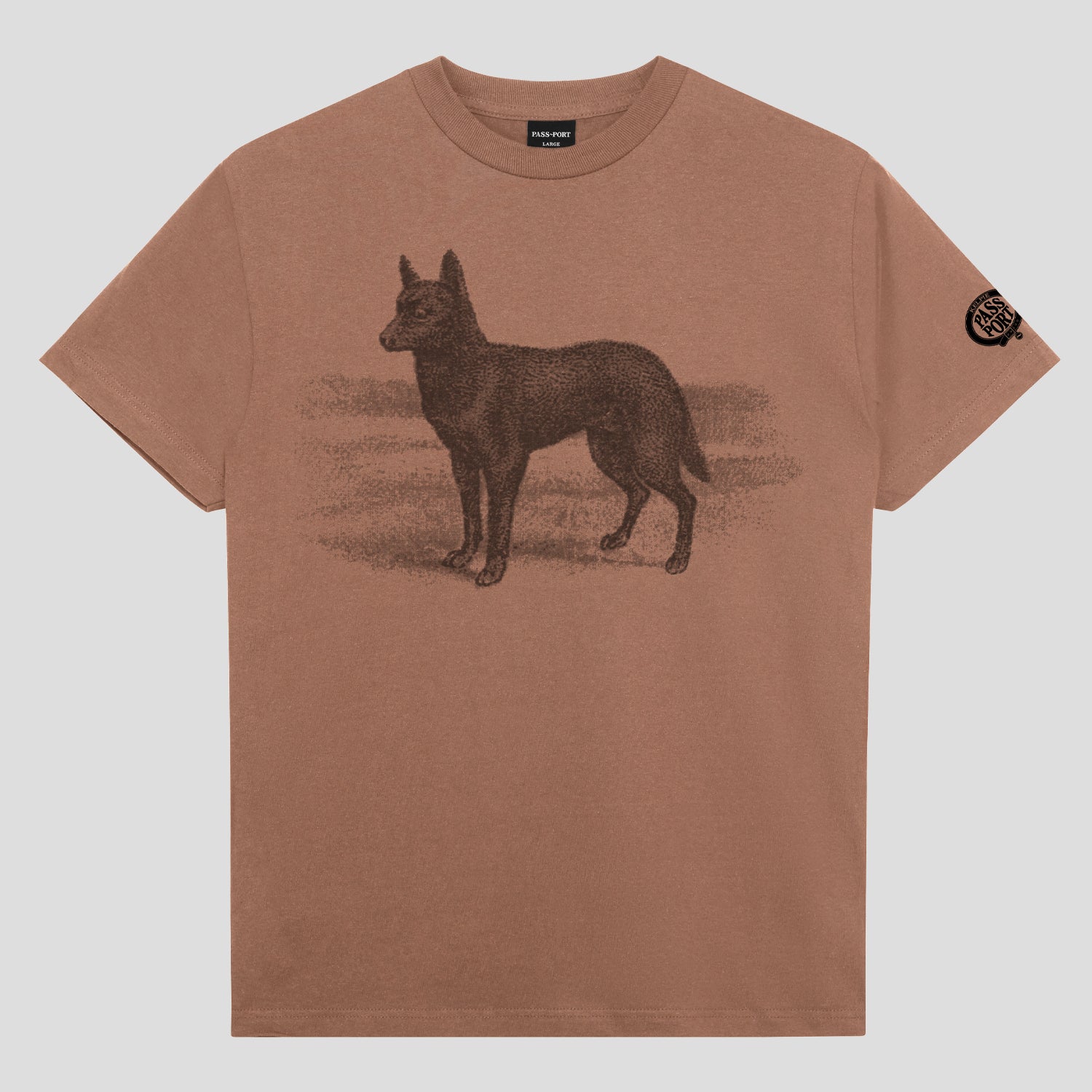 Pass~Port Kelpie Tee - Dusty Brown