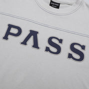Pass~Port Letterhead Panel Tee - Oyster Grey