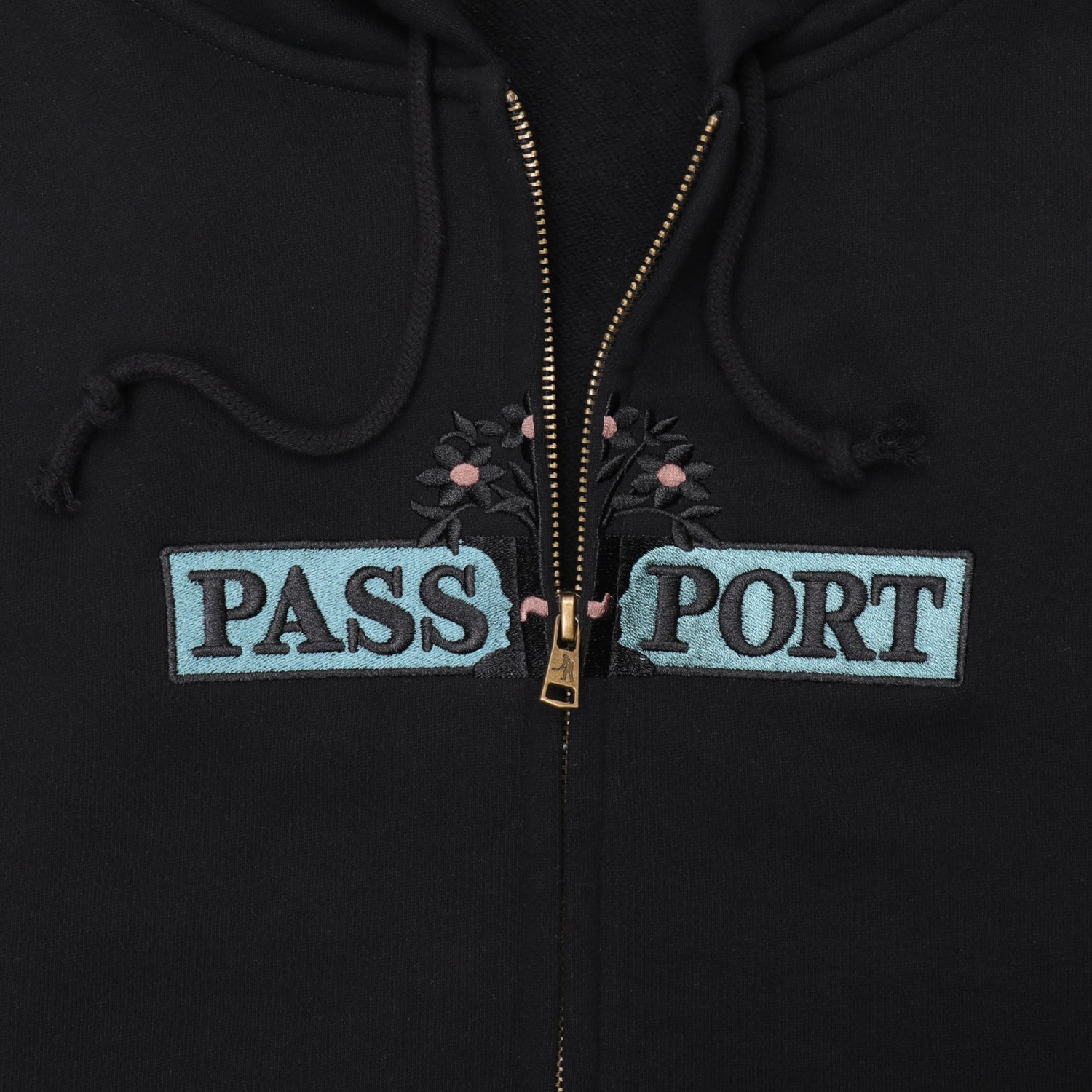 Pass~Port House Plant Organic Zip Hoodie - Black – Pass~Port USA