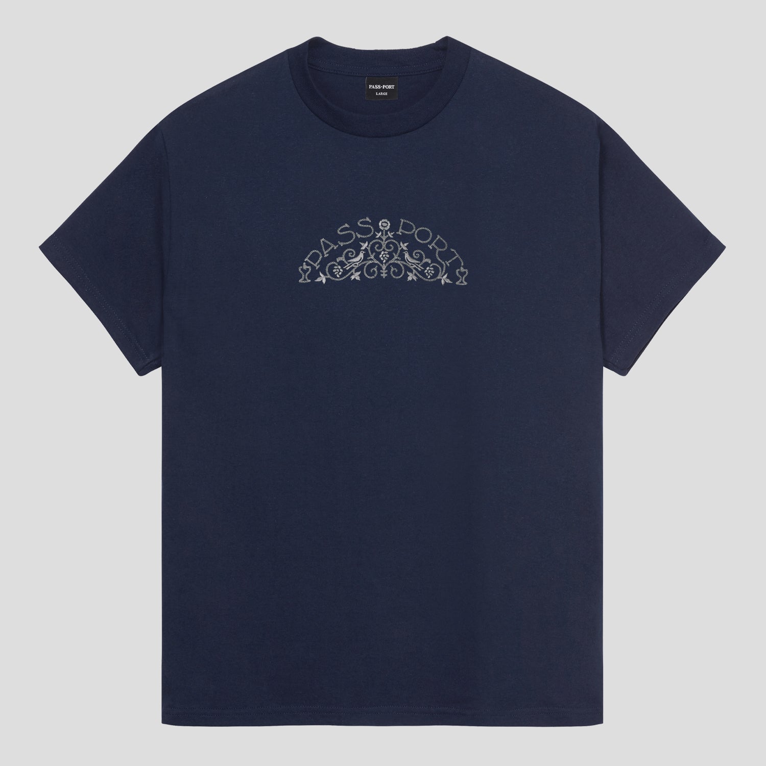 Pass~Port Vineyard Birds Tee - Navy