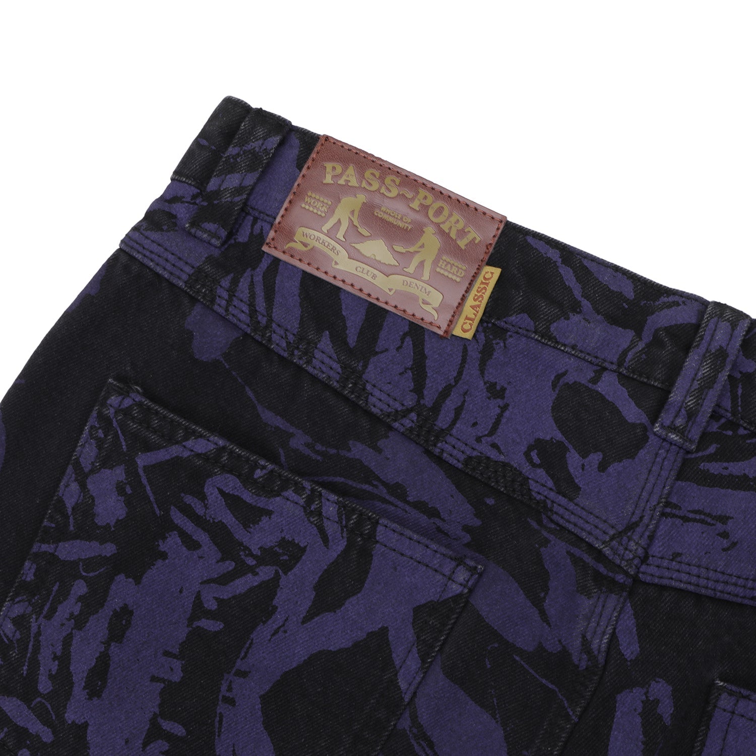 Pass~Port Goes Around Workers Club Classic Jean - Black / Navy