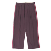 Pass~Port Leagues Club Pant - Side Stripe Plum