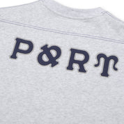 Pass~Port Letterhead Panel Sweater - White Marle