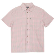 Pass~Port Workers Check Short Sleeve Shirt - Light Pink
