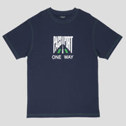 Pass~Port One Way Tee - Navy