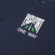 Pass~Port One Way Tee - Navy