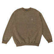 Pass~Port Solid Workers Sweater - Khaki