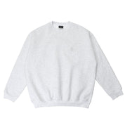 Pass~Port Solid Workers Sweater - Ice Marle