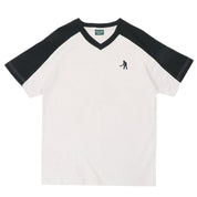 Pass~Port Workers Stripe Organic Jersey - Bone / Black