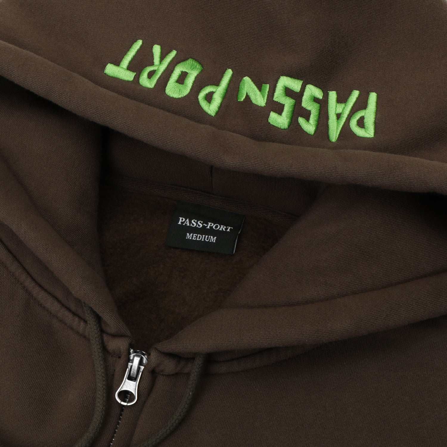 Pass~Port Scissorcraft Zip Hood - Bark