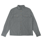 Pass~Port Workers Check Long Sleeve Shirt - Grey