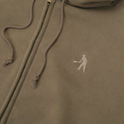 Pass~Port Solid Workers Zip Hood - Khaki