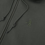 Pass~Port Solid Workers Zip Hood - Dark Elm