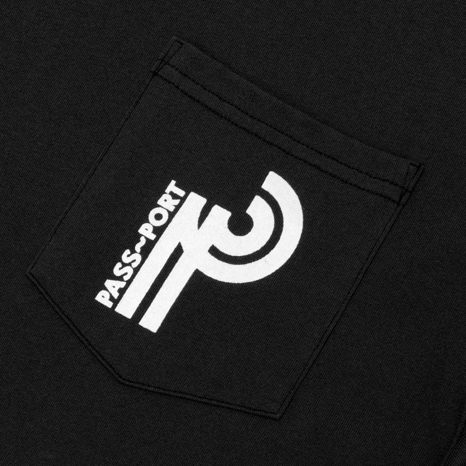 Pass~Port Long Con Pocket Tee - Black