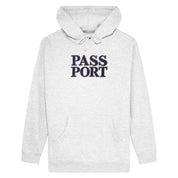 Pass~Port Official Stacked Applique Hood - White Marle