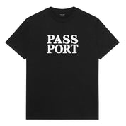 Pass~Port Official Stacked Tee - Black