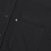 Pass~Port Ovalit Herringbone Short Sleeve Shirt - Black